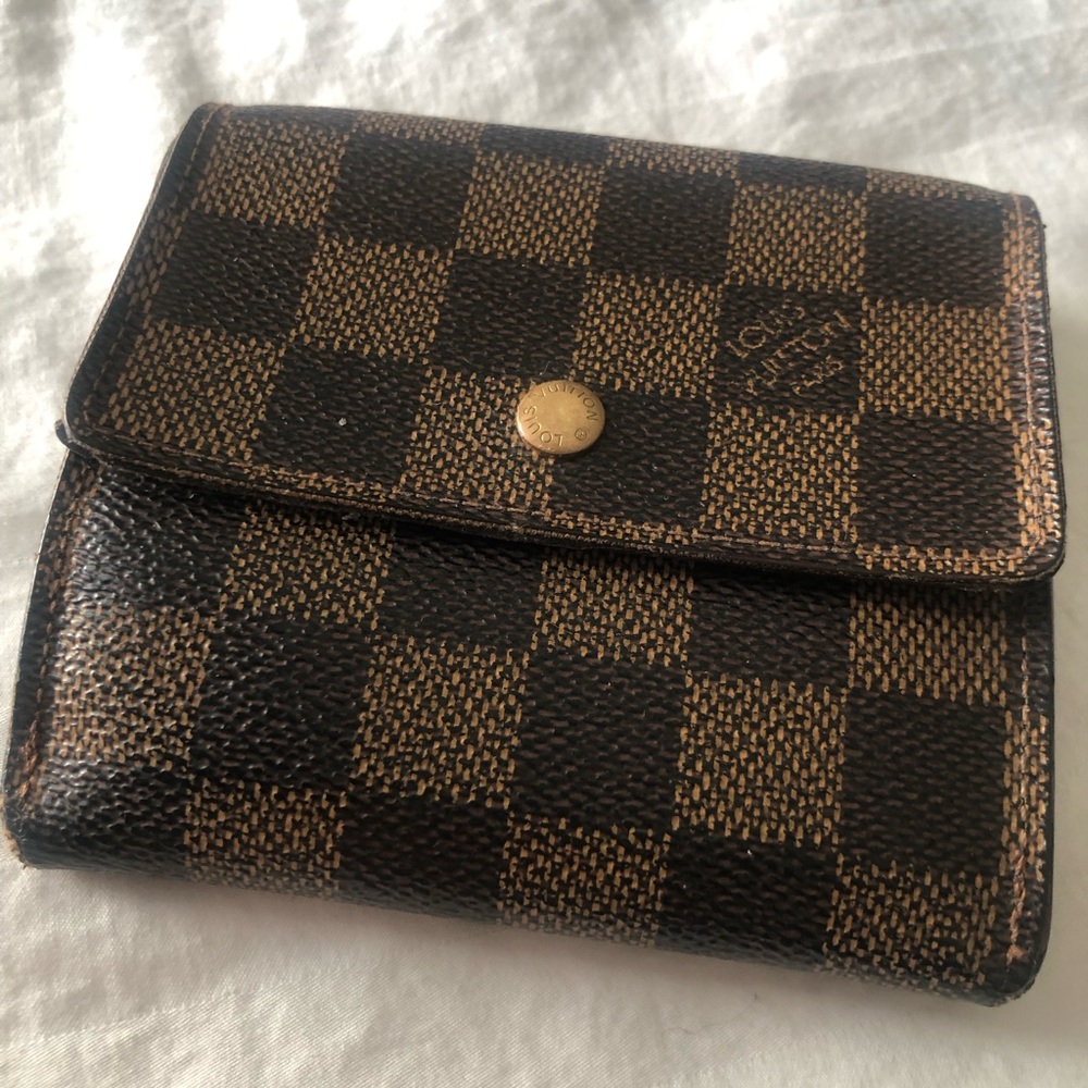 Louis Vuitton Brown Damier Compact Wallet